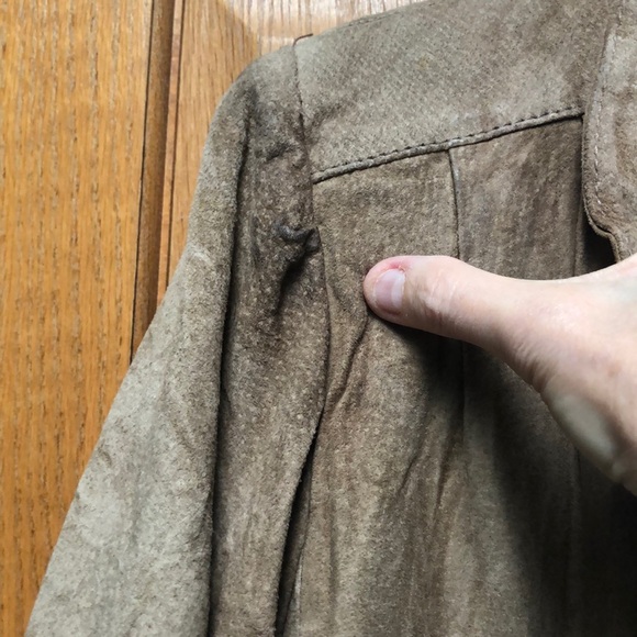 Urban Outfitters Urban Renewal Vintage Suede Jacket NWT Size Medium - Picture 4 of 11